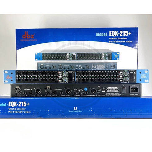 equalizer dbx EQX215+ eqx 215+ PLUS SUBWOOFER