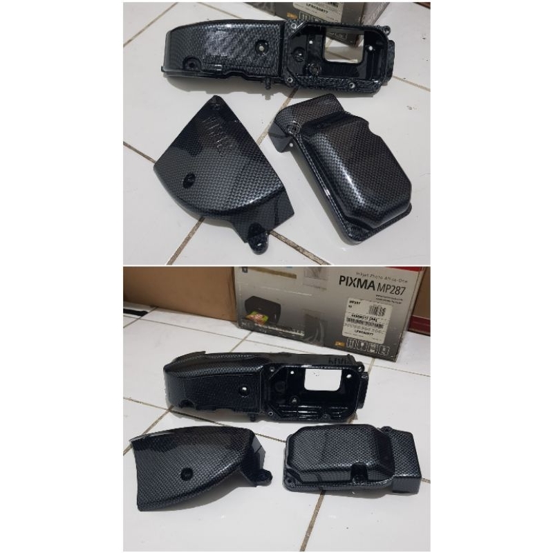 cover cvt cover cover filter udara variasi yamaha mio sporty carbone abs