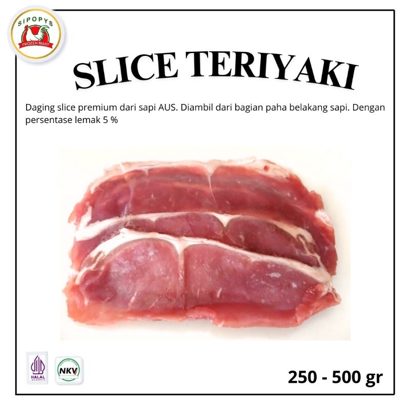 

Slice Beef Teriyaki Premium Sapi AUS