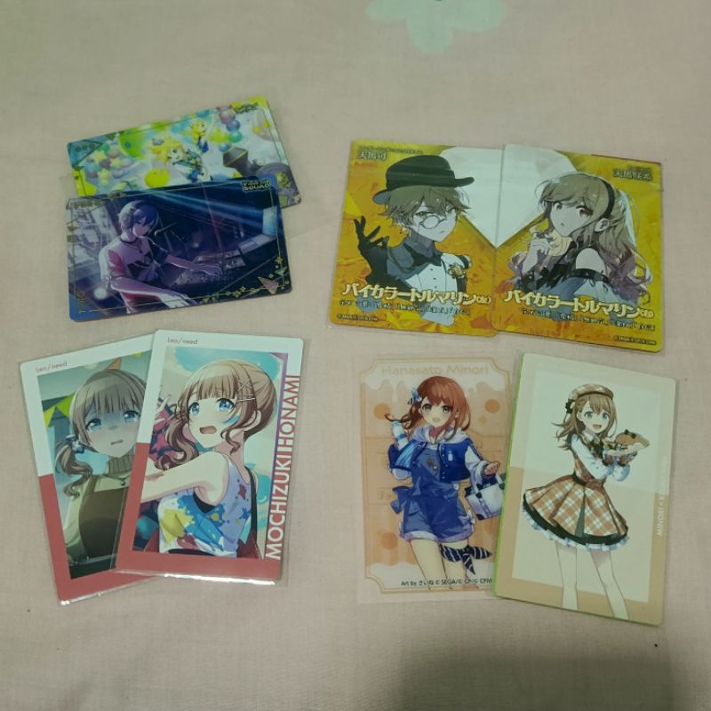 Various Project Sekai Official Merch : Wafercards, Jewel Card, Lawson Clearcard, Epicks