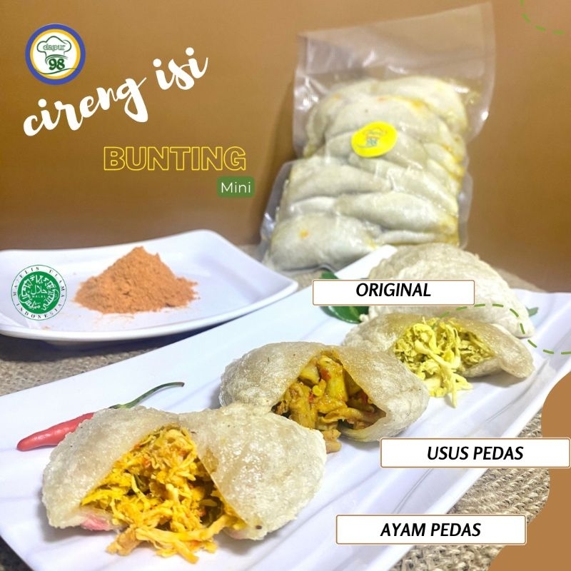 

cireng isi ayam pedas