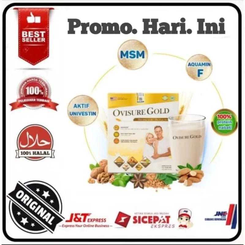 

PROMO !!! Ovisure Gold Susu Multi Fungsi Atasi Tulang Sendi - 1 Bok Ovisure