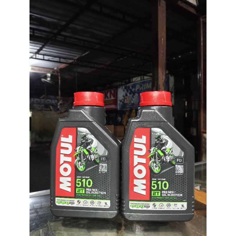 *MOTUL 510 2T (1L)* Oli Samping 2T/Oli Mesin Motor 2T- ORIGINAL