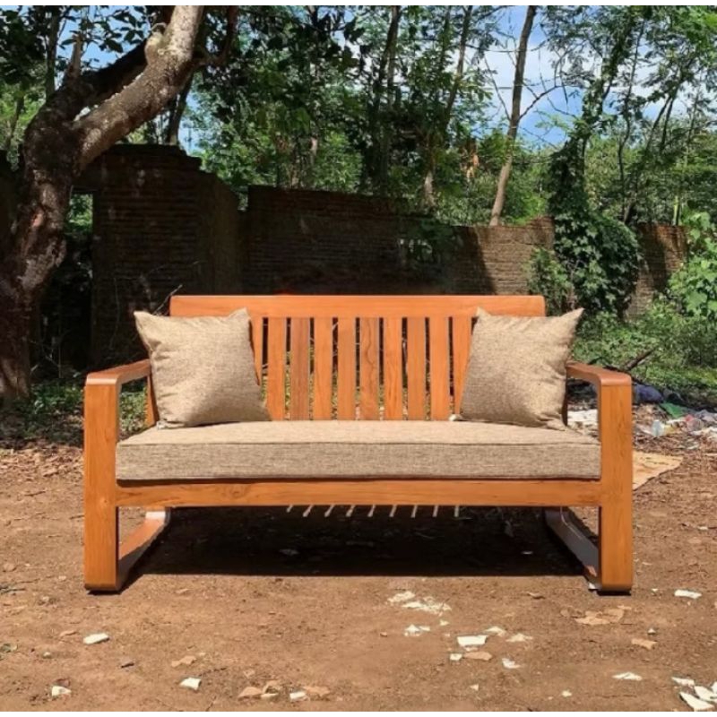 bangku sofa bangku kayu jati kursi tamu kayu jati