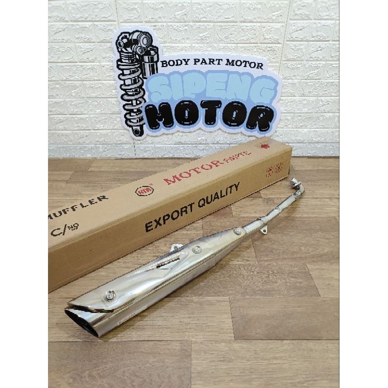 KNALPOT STANDARD HONDA KARISMA 125 D X SUPRA X 125 LAMA OLD NTD
