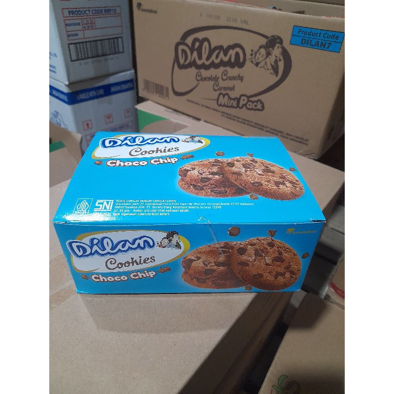 

Dilan Cookies Choco Chip Box eceran 1000 isi 23pcs