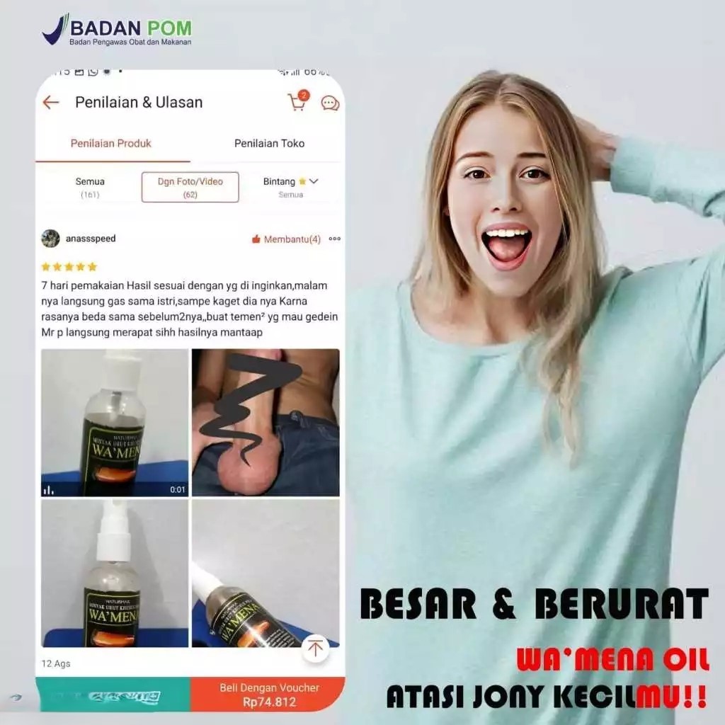 MINYAK WA'MENA DAUN TIGA JARI ASLI PAPUA Minyak Wamena Obat Herbal Tradisonal pembesar pernis obat p