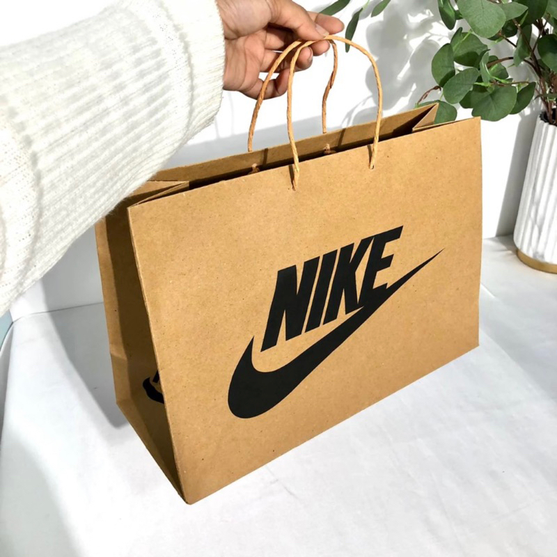 

paper bag kado nk3 coklat lanscape jumbo sedang / papper bag bahan tebal UK. 40x12x30 CM
