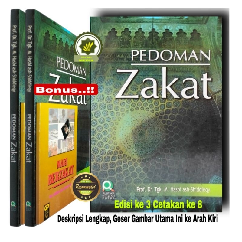 Buku PEDOMAN ZAKAT Hasbi + BONUS Bagaimana Mengeluarkan Zakat Harta kita || Bimbingan Berzakat Penge