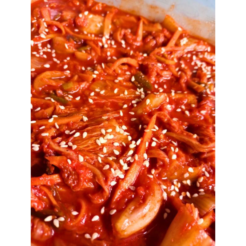 

Sukha Kimchi Sawi Putih PEDAS 1kg Fresh Halal Homemade