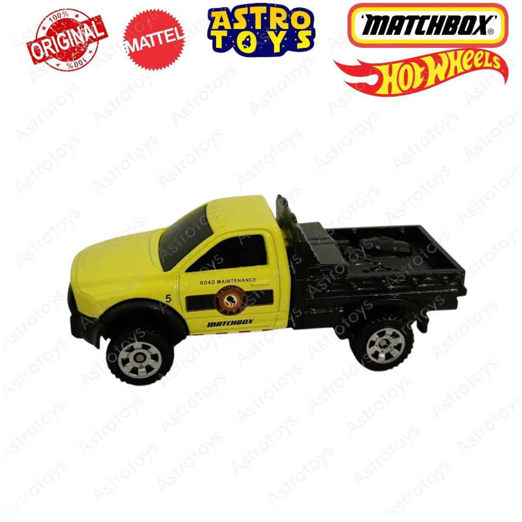 Matchbox 16 Ram Flatbed Truck 1:64 Car / Mainan Anak Koleksi Diecast Mobil Truk Pickup Hotwheels Hot
