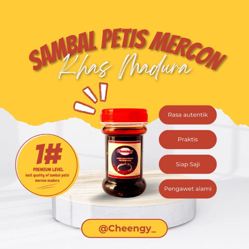 

Sambal Petis Mercon Madura Premium 200g