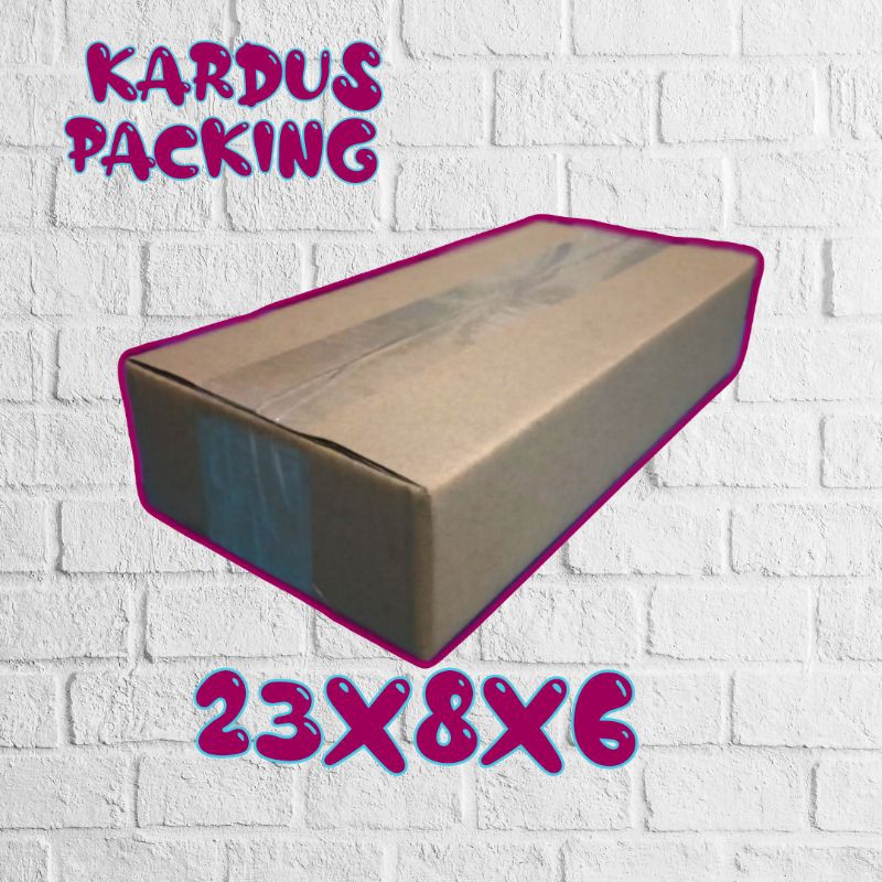 

kardus packing UK 23x8x6 kardus kecil kardus besar