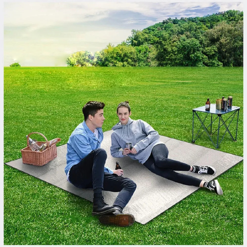 Matras Camping Aluminium Foil Tikar Lipat Matras Camping Waterproof