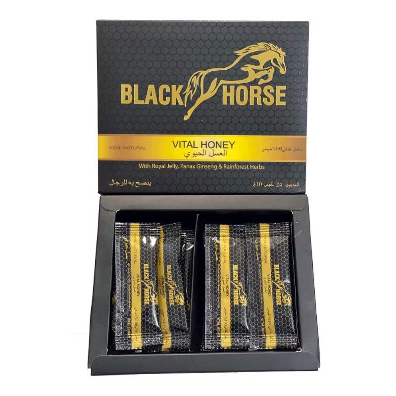 24 Sachet Blackhorse madu stamina untuk kesehatan pria