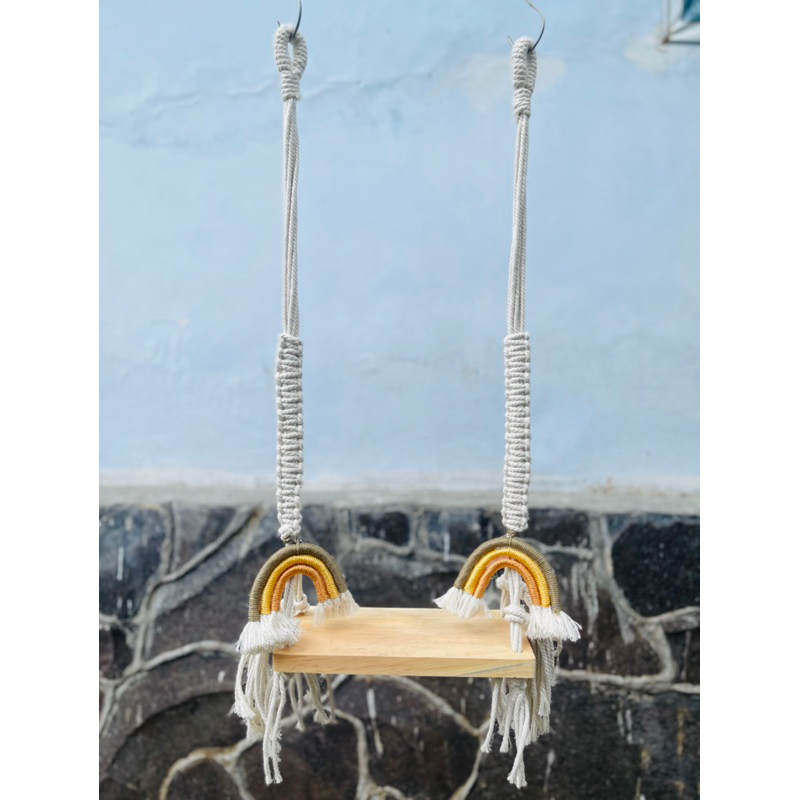 Macrame ayunan baby newborn properti studio foto ayunan anak backdrop
