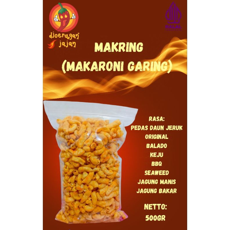 

MAKARONI KERING GARING VIRAL 500gr (1/2kg) TERMURAH