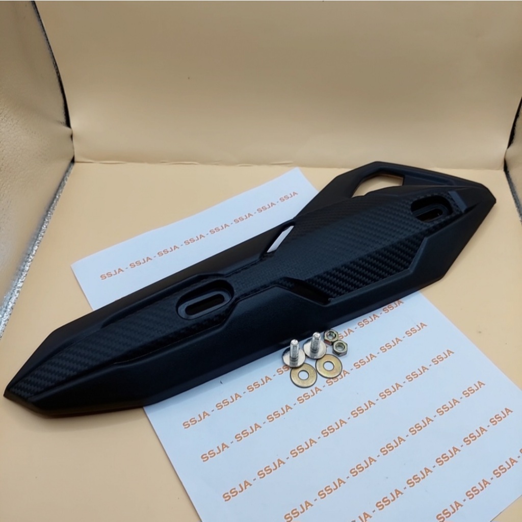 Cover tutup knalpot beat karbu+ baut