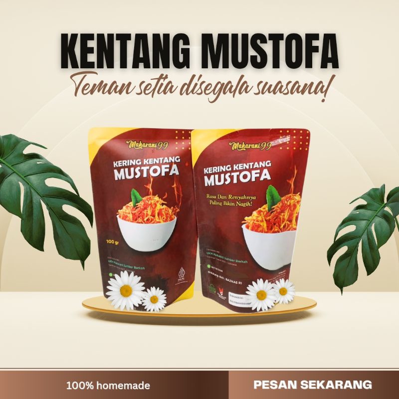 

Kering Kentang Mustofa Ukuran Ekonomis - 75 gram