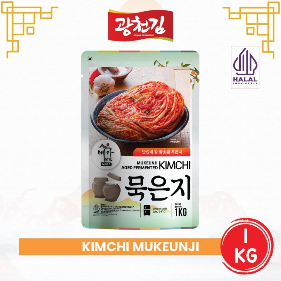 

KIMCHI MUKEUNJI Halal /Sawi Fresh / Kimchi Korea 1KG / Makanan Korea