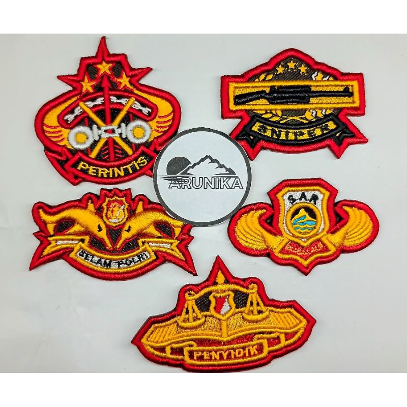 WING BRIVET POLRI SAR SNIPER SELAM POLRI PENYIDIK PERINTIS