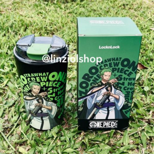 LocknLock Glow in the Dark Cafe Tumbler 500mL One Piece Edition - Roronoa Zoro