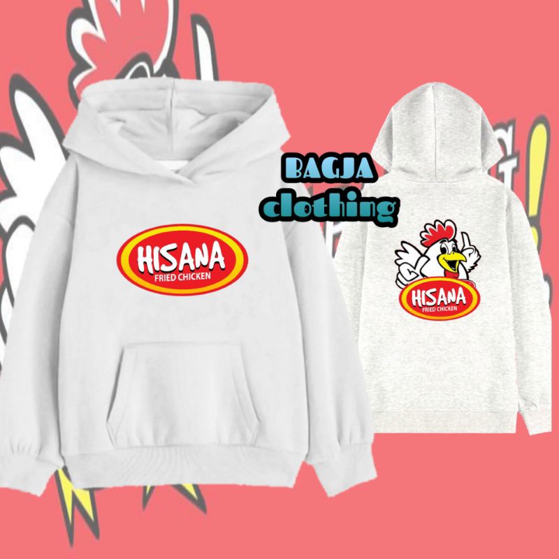 Hoodie anak laki-laki perempuan Hisana fried chicken logo 5