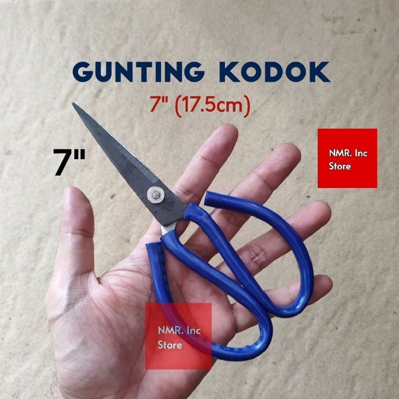 

Gunting Kodok Serbaguna 7" Inch, Untuk Kain, Seng, Karet, Kertas.