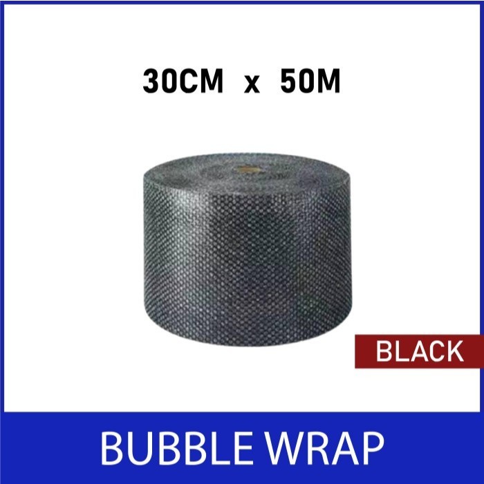 

Bubble Wrap 30 cm x 50 M Hitam