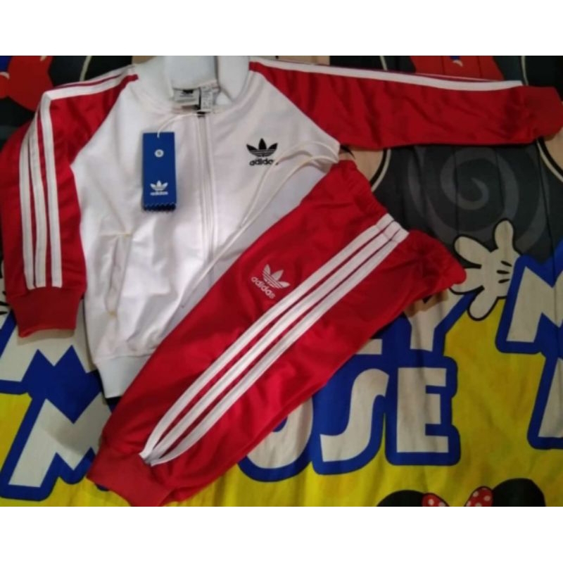 Adidas anak stelan tracktop + trackpant