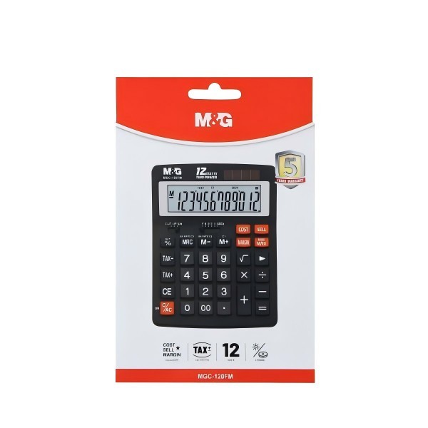

TBMO M&G DESKTOP CALCULATOR MGC-120FM 981K1 - 10032354