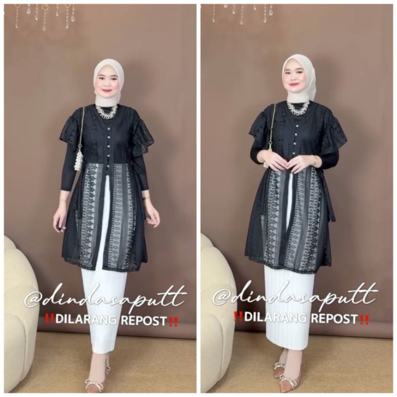 Kamari Outer ADA JUMBO LD 120 | Outer Brokat | Outer Terbaru | Outer Kekinian | Outer Atasan Wanita