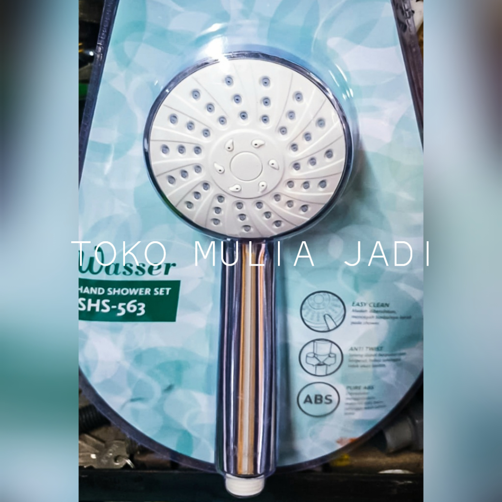 Shower mandi WASSER SHS 563 / hand sower set toilet kamar mandi wc bagus shs563 shs-563