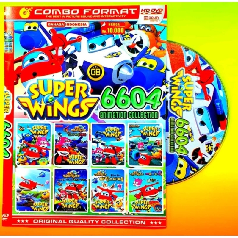TERLARIS Kaset Dvd Film Animasi Super Wings Film Hiburan Anak