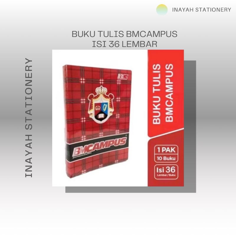 

BUKU BMC KAMPUS 1PACK 10 BUAH ISI 36L TERBAIK DAN BERKUALITAS Paper Stationery