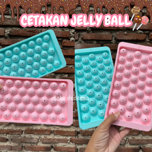 Cetakan Es Batu | cetakan jelly ball | cetakan agar Bulat isi 38 Besar / Ice Cube Tray/ Cetakan Jell