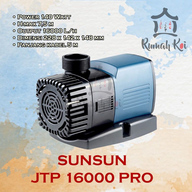 New Sunsun JTP 16000 Pro series ORI dan resmi