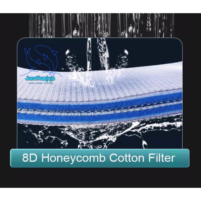 8D Honeycomb Filter Busa Sponge Kapas Penyaring Air Aquarium Honey Comb Magic Akuarium Kolam Ikan Sa