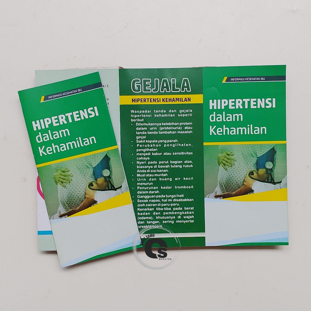 Leaflet Hipertensi Dalam Kehamilan - Preeklamsia - Brosur Gejala Hipertensi Dalam Kehamilan