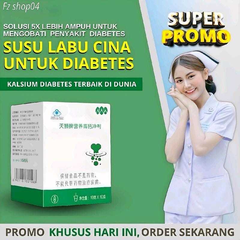 

Herbal China Susu Labu Shutang Calcium Powder 10 Sachet Kalsium Herbal Untuk Diabetes Fitofarmaka