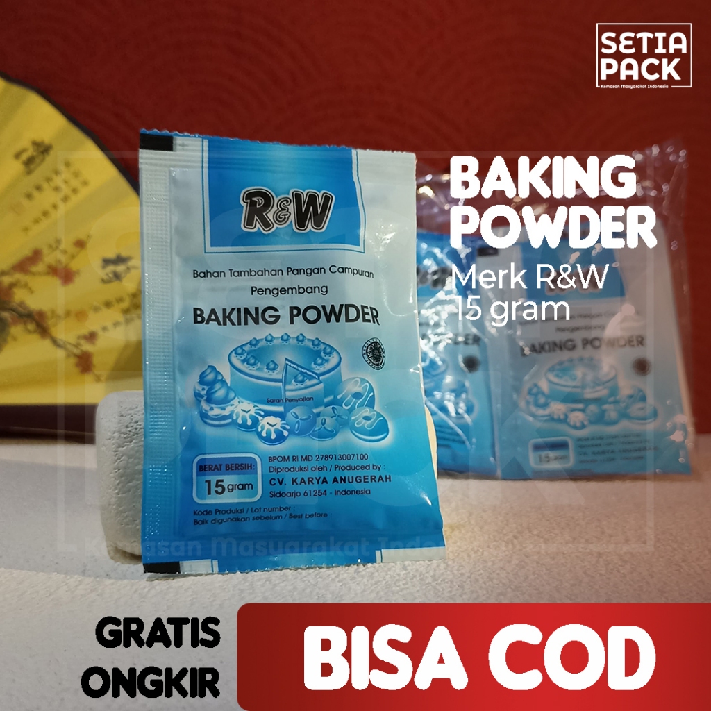 

Bahan Kue Baking Powder Pengembang 15 gram