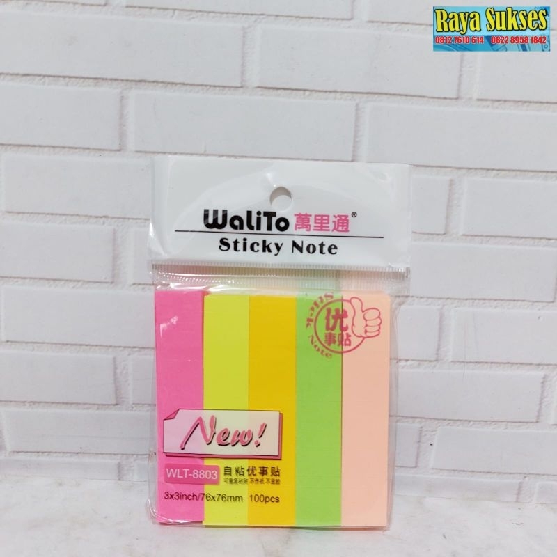 

Sticky Note Walito 5 Warna/Pembatas Kertas Walito 5 Warna
