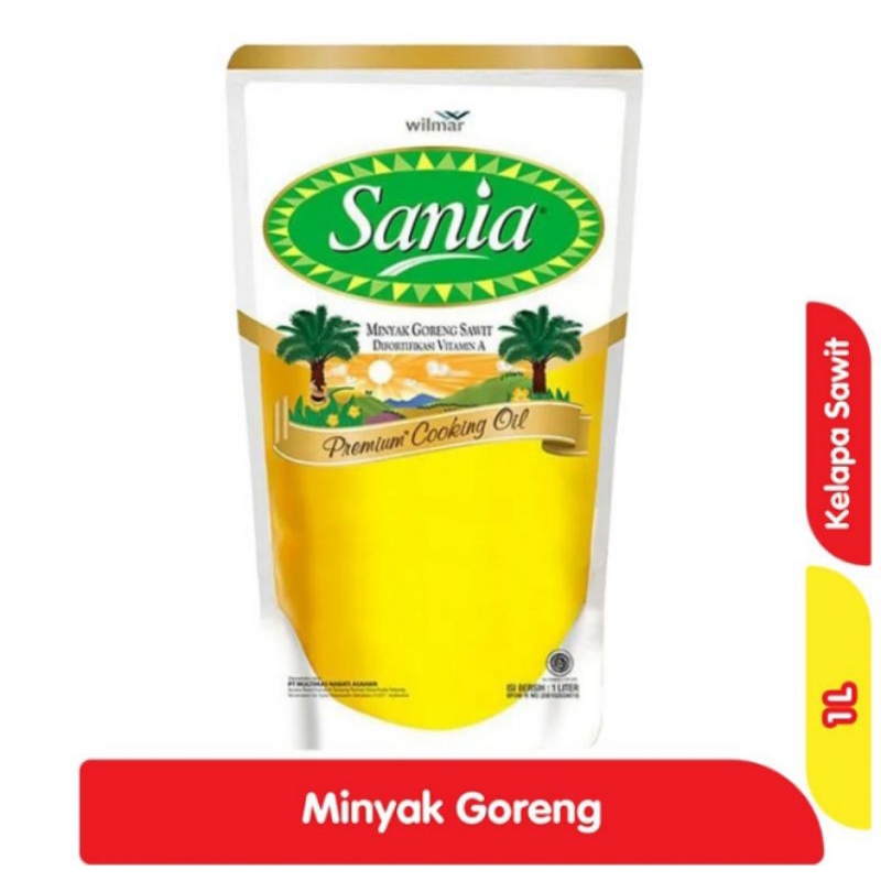 

Sania Minyak Goreng Pouch 1L