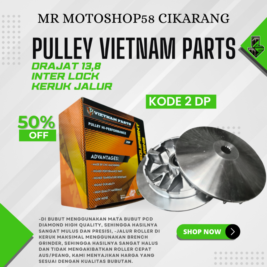 BIG PULLEY NMAX PULLEY CODE B65 AEROX 2 DP RUMAH ROLLER NMAX AEROX LEXY PULLEY AEROX 155 NMAX 155