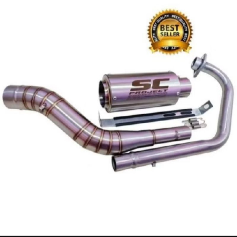 knalpot racing sc projecx buat motor satria fu