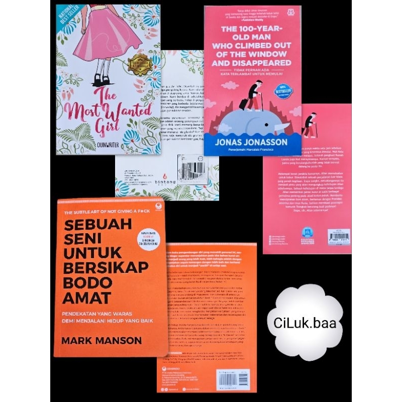 

[] Preloved Buku bacaan Novel