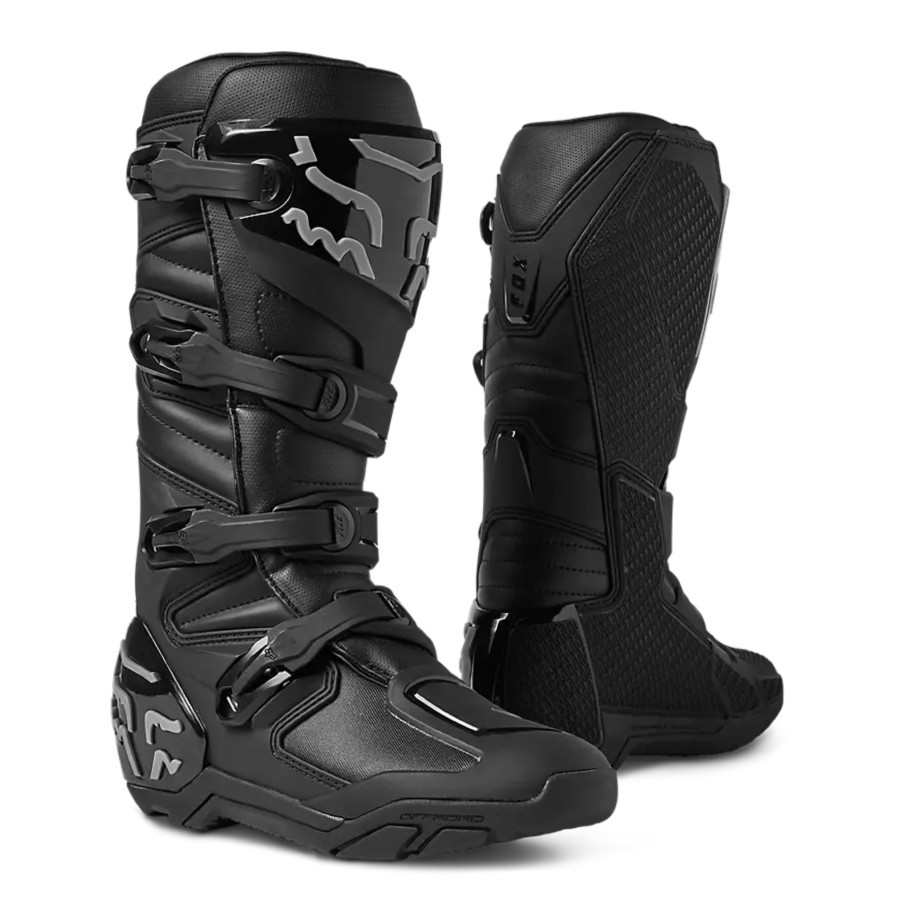 Sepatu Boots FOX Comp X Black Boots FOX Comp X Hitam Cross Trail Original