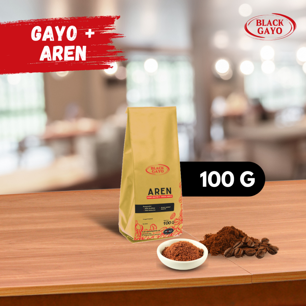 

KOPI GAYO PLUS AREN - Black Gayo AREN 100gr