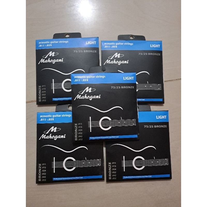 SENAR GITAR AKUSTIK MAHOGANY ORIGINAL / SENAR FULLSET MAHOGANY / SENAR GITAR AKUSTIK