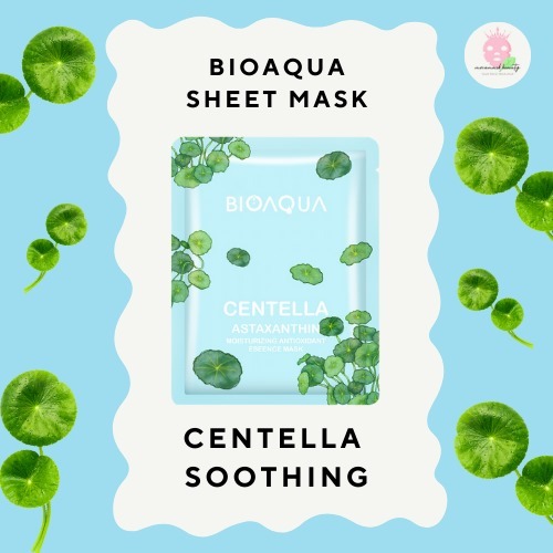 BIOAQUA Centella Astaxanthin Essence Sheet Mask | Masker Wajah | Face Mask
